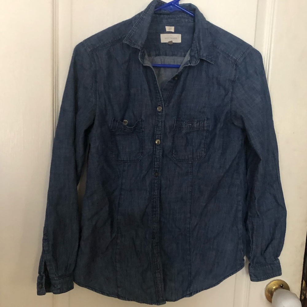LOFT “The Softened” Chambray Shirt